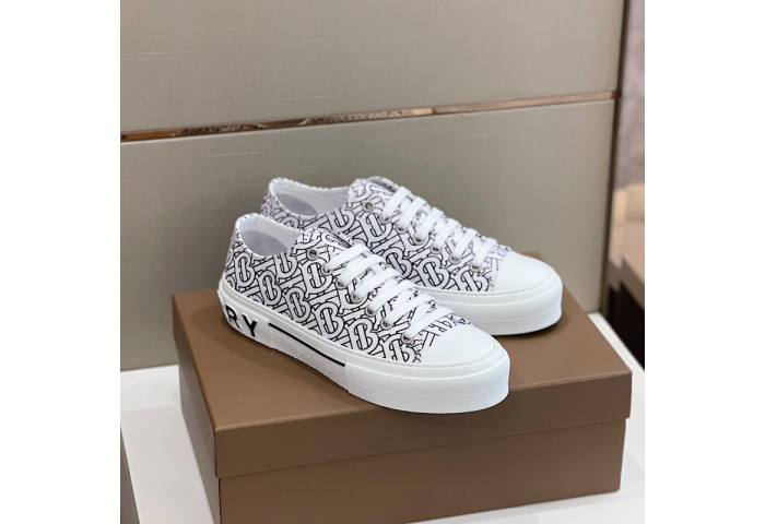 Bur*berry Vintage Check Cotton Sneakers
