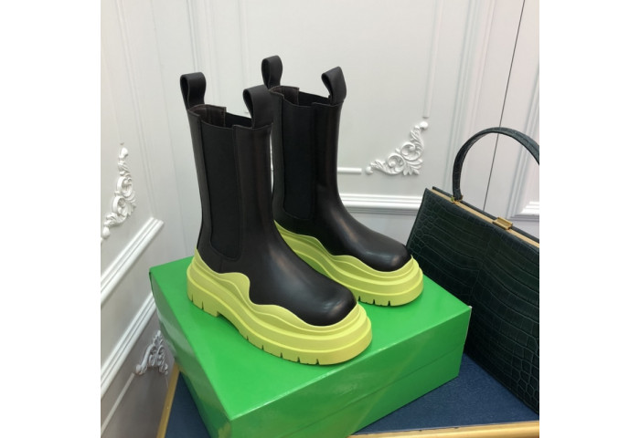 Botteg*Venta Tire Leather Ankle boots