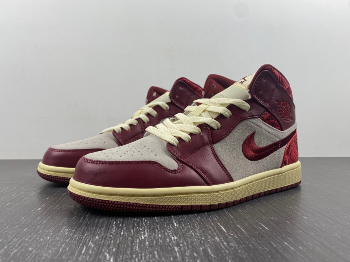 air jordan 1 mid se wmns ''tiki leaf'' dz2820-601