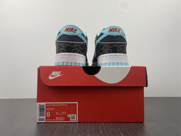 nike dunk low barber shop black dh7614-001