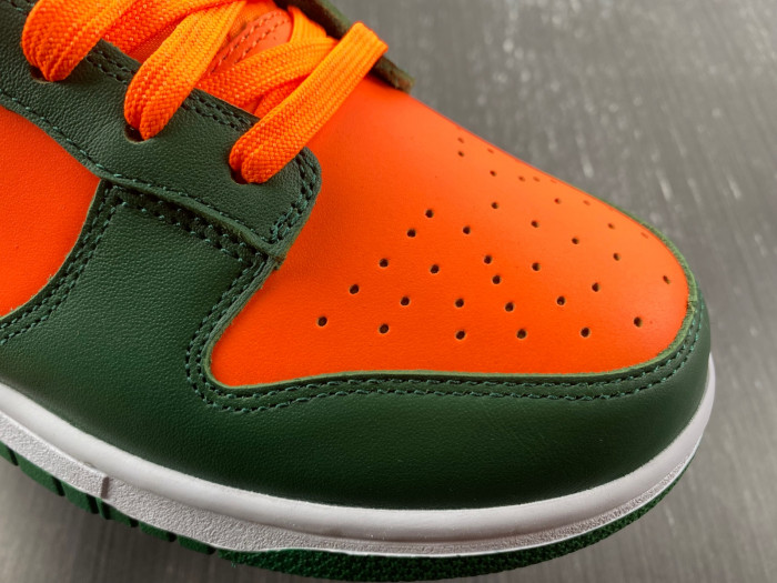 nike dunk low "miami hurricanes" dd1391-300
