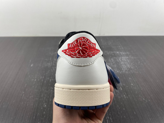 travis scott x air jordan 1 low custom
