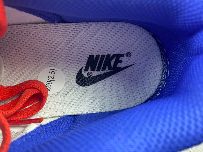 nike dunk low bright crimson game royal cw1590-104