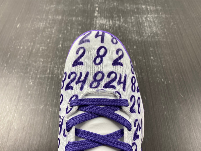 nike kobe 8 protro "white/court purple" fq3549-100