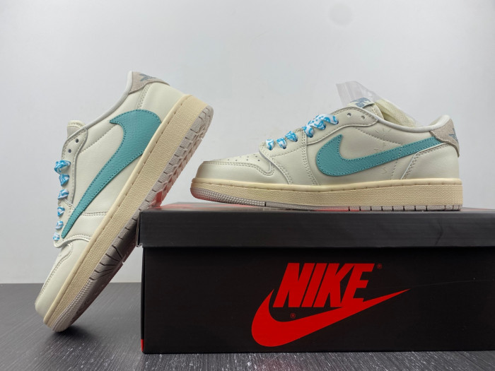 travis scott x air jordan 1 low customize