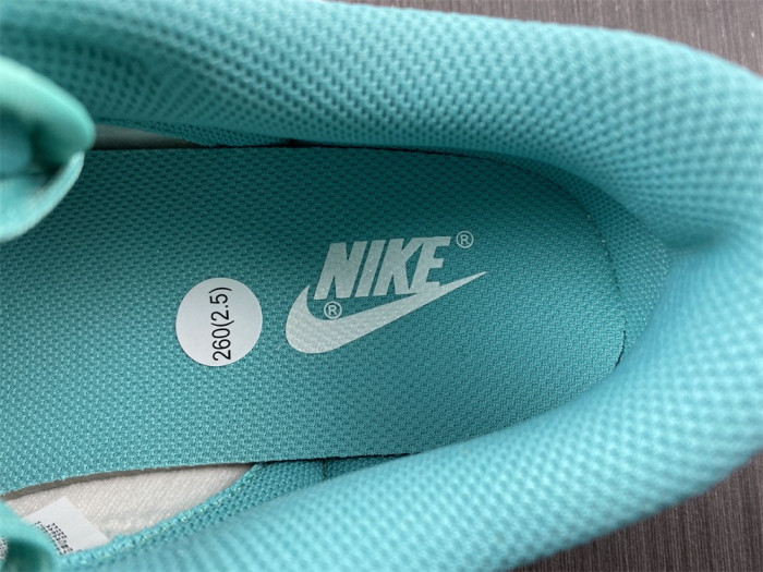 nike dunk low white turquoise - dv2190-100