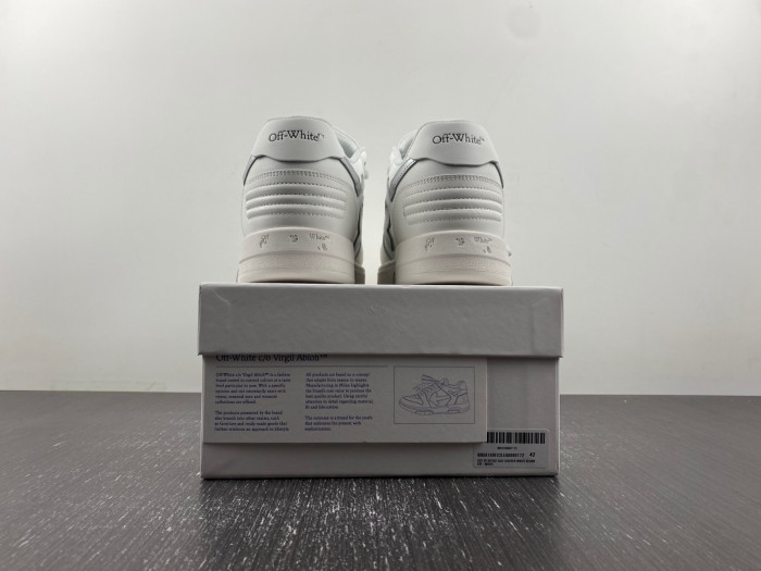 off-white out of office leather sneakers