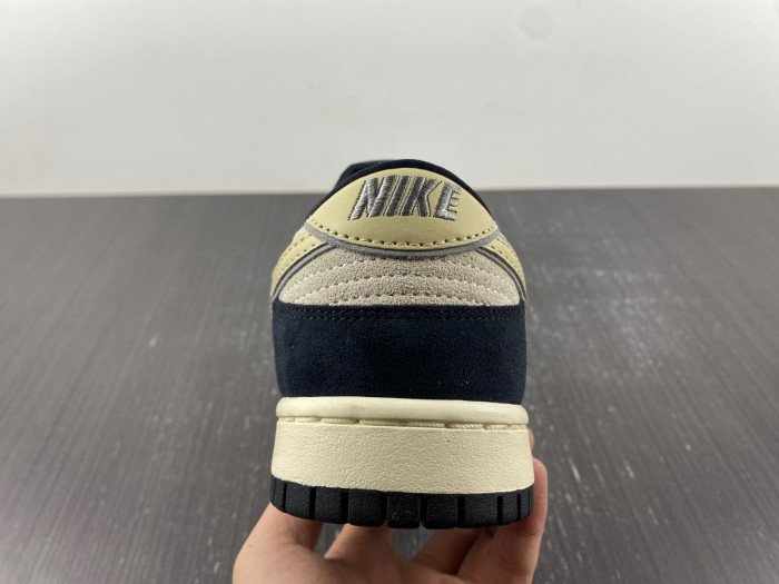 nike dunk low "black suede" dv3054-001