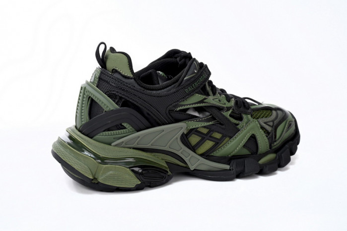 Ba*len*cia*ga track 2 sneaker military black 568614 w3ae1 2311