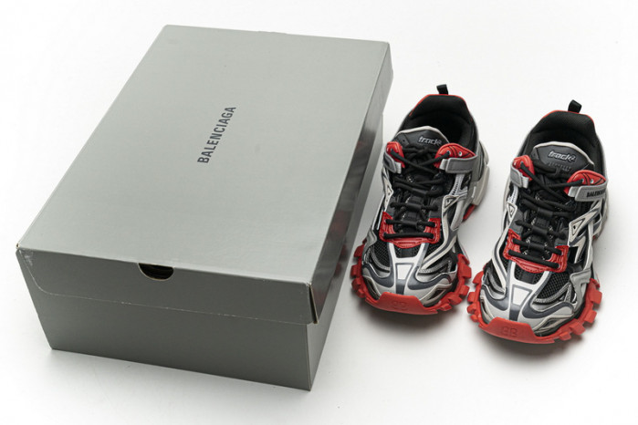 Ba*len*cia*ga track 2 sneaker grey red 570391 w2gn3 1003