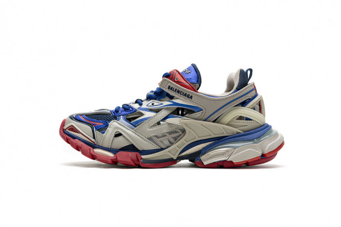 Ba*len*cia*ga track 2 sneaker beige blue 570391 w2gn2 8570