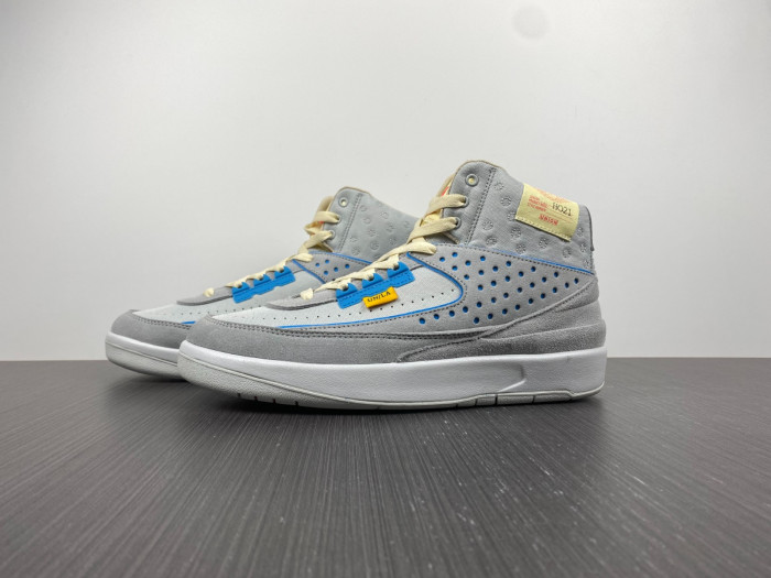 union x air jordan 2 "grey fog" dn3802-001