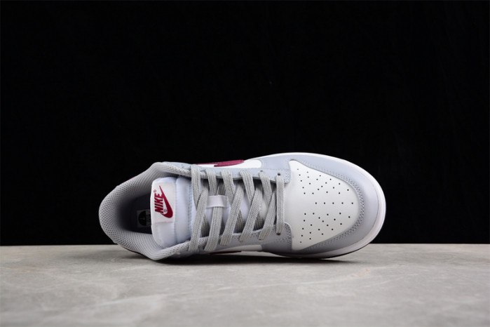 nike dunk low "grey/white/red" dd1503-122