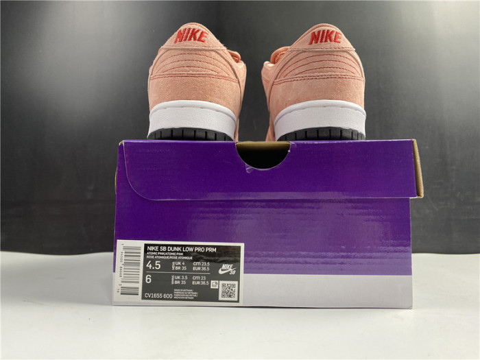 nike sb dunk low pink pig cv1655-600