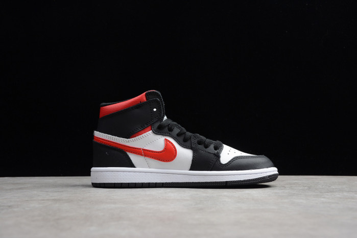 AIR JORDAN 1 BLACK WHITE GYM RED KID-555088-061