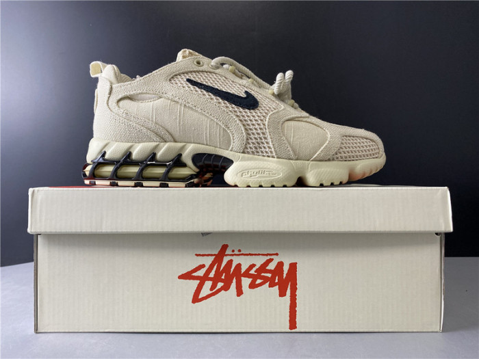 nike stussy x air zoom spiridon caged 