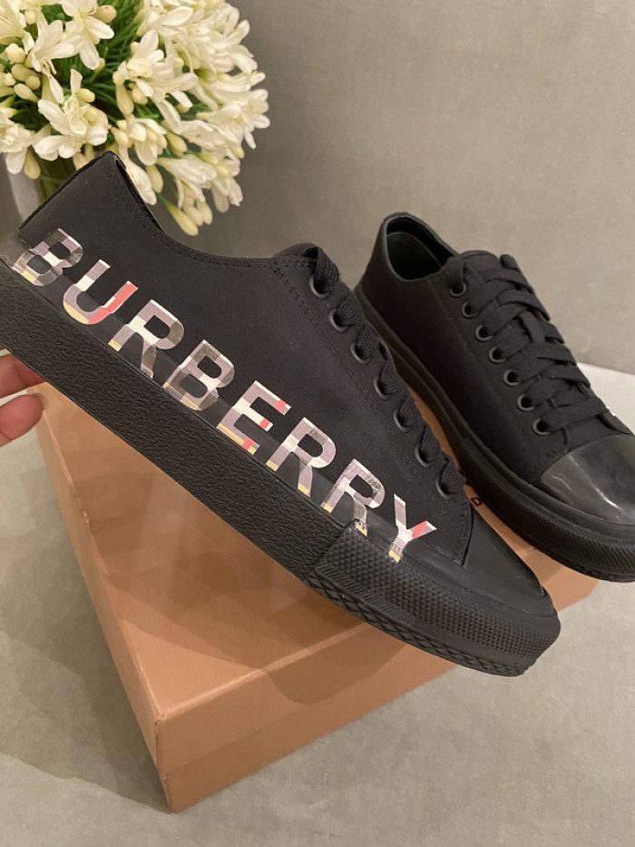 B**rry vintage check cotton sneakers