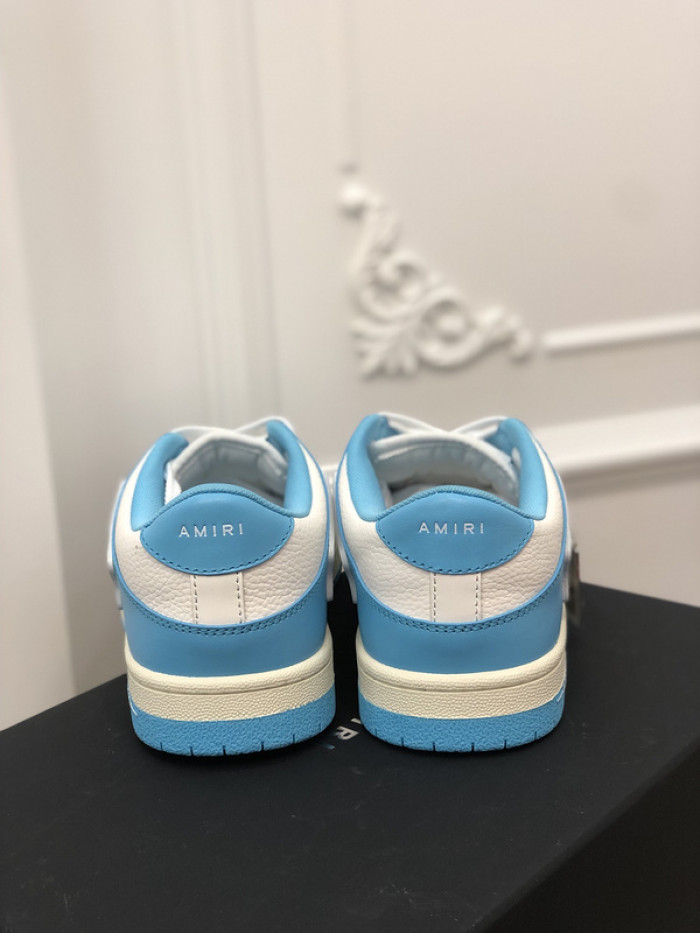 amiri* skel leather sneakers