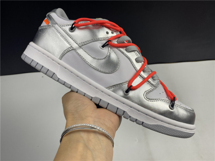 off white x nike dunk low ct0856- 800
