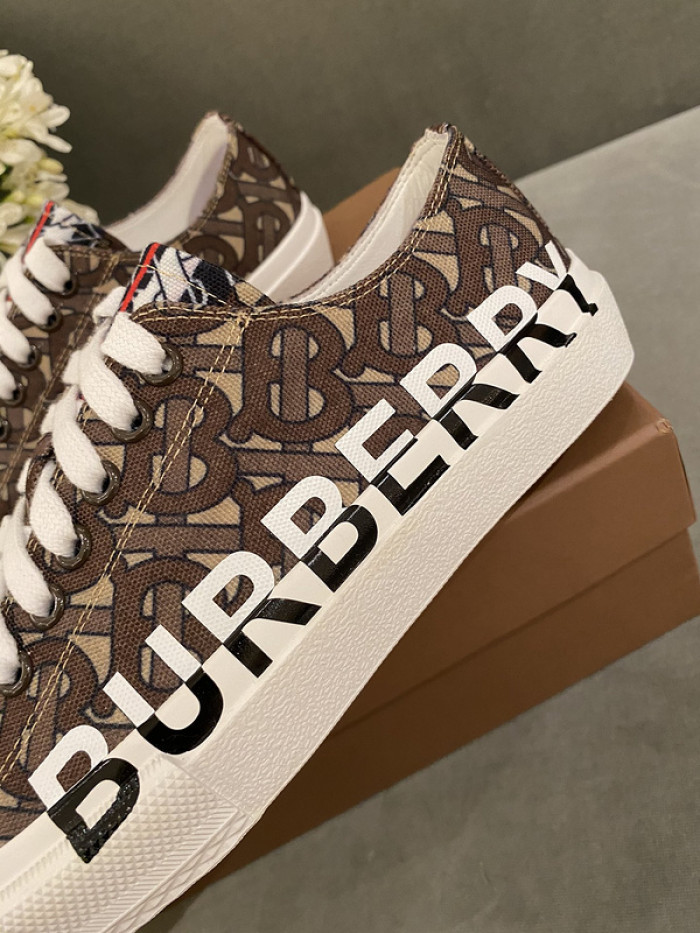 B**rry vintage check cotton sneakers