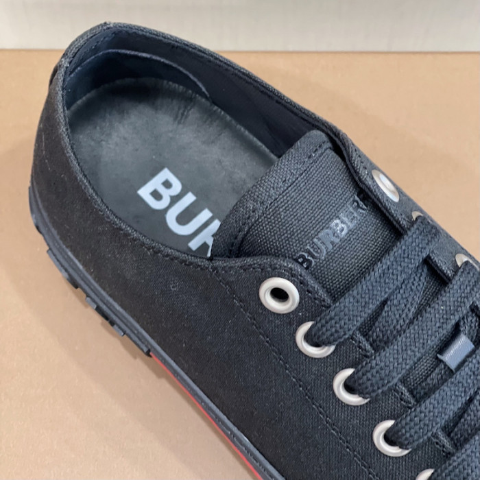 B**rry vintage check cotton sneakers