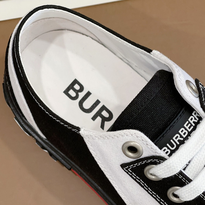 B**rry vintage check cotton sneakers