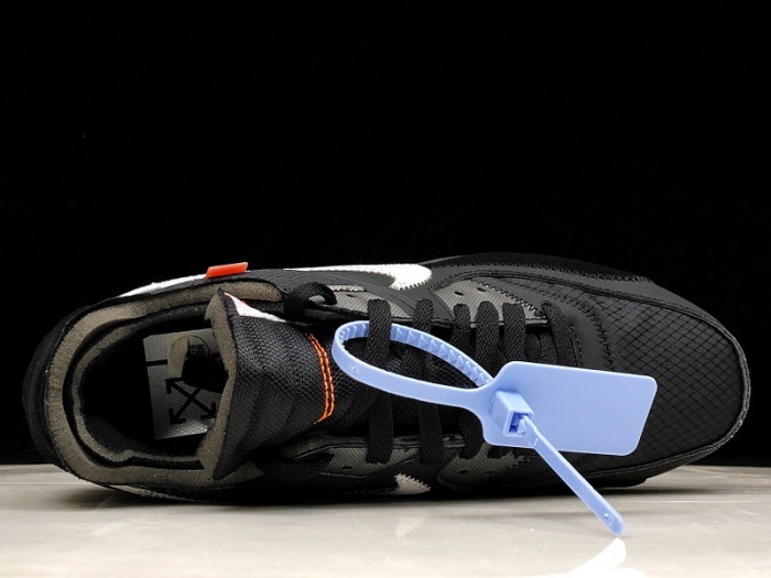 off white nike air max 90 black aa7293-001