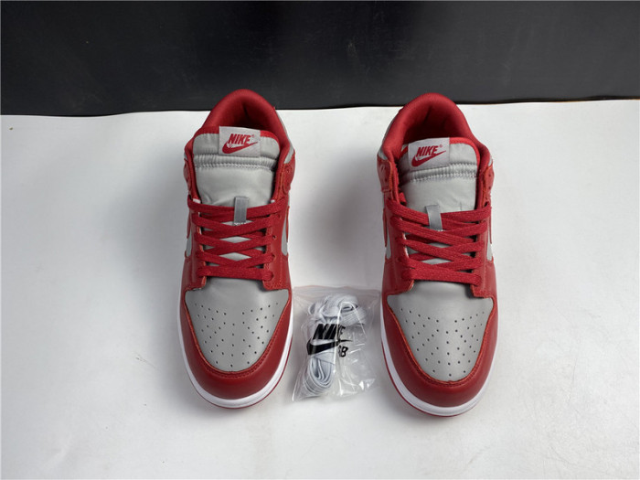 nike dunk low retro medium grey varsity red unlv (2021) dd1391-002