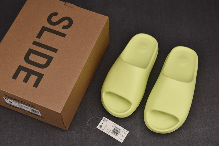 ADIDAS YEEZY SLIDE GLOW GREEN - GX6138