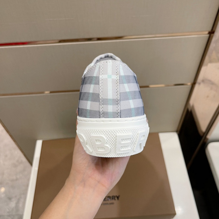 B**rry vintage check cotton sneakers