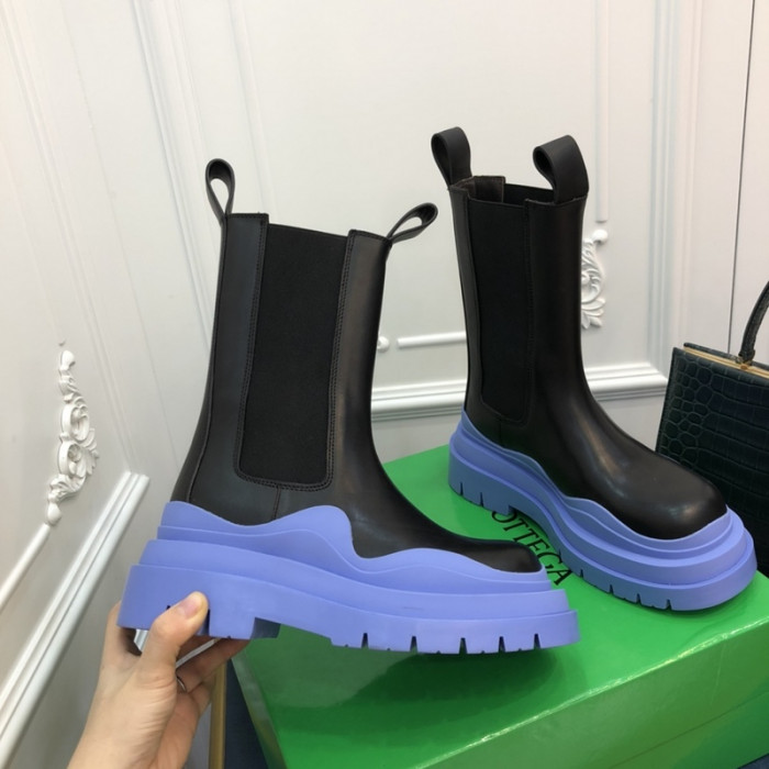 botteg*Ve*ne*ta tire leather ankle boots