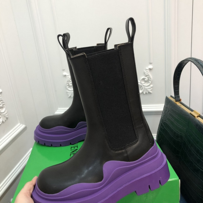 botteg*Ve*ne*ta tire leather ankle boots