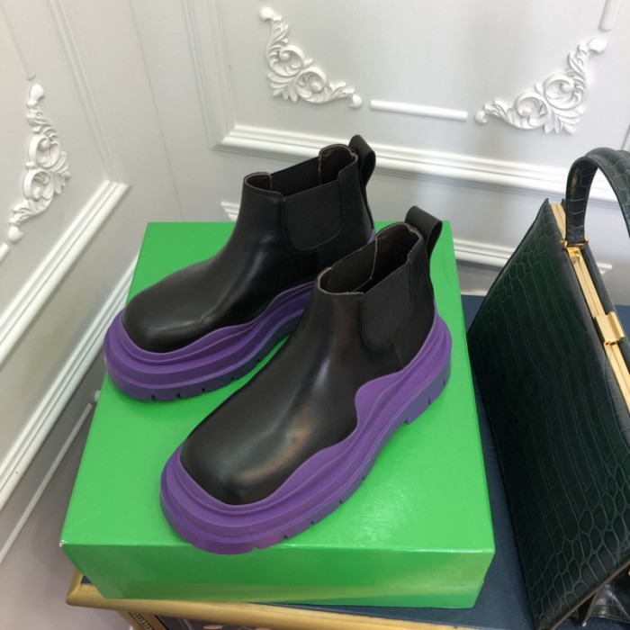 botteg*Ve*ne*ta tire leather ankle boots