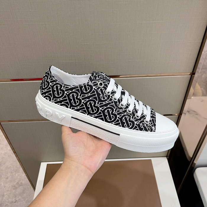 B**rry vintage check cotton sneakers