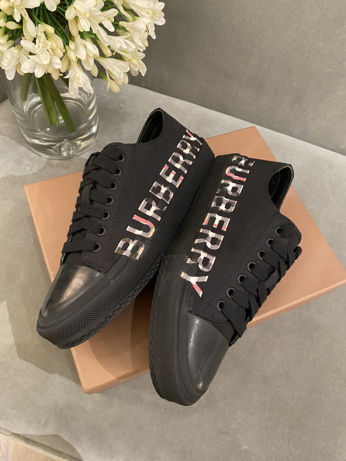 B**rry vintage check cotton sneakers
