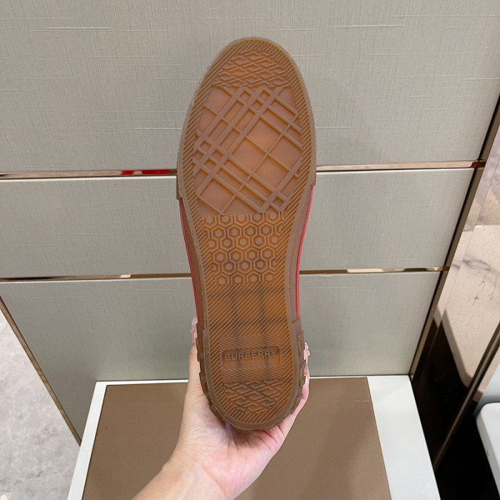 B**rry vintage check cotton sneakers