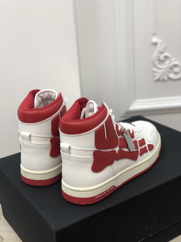 amiri* skel leather sneakers