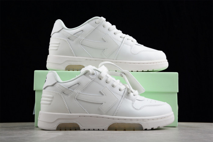 off-white out of office leather sneakers