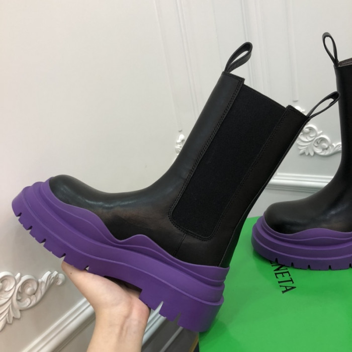 botteg*Ve*ne*ta tire leather ankle boots