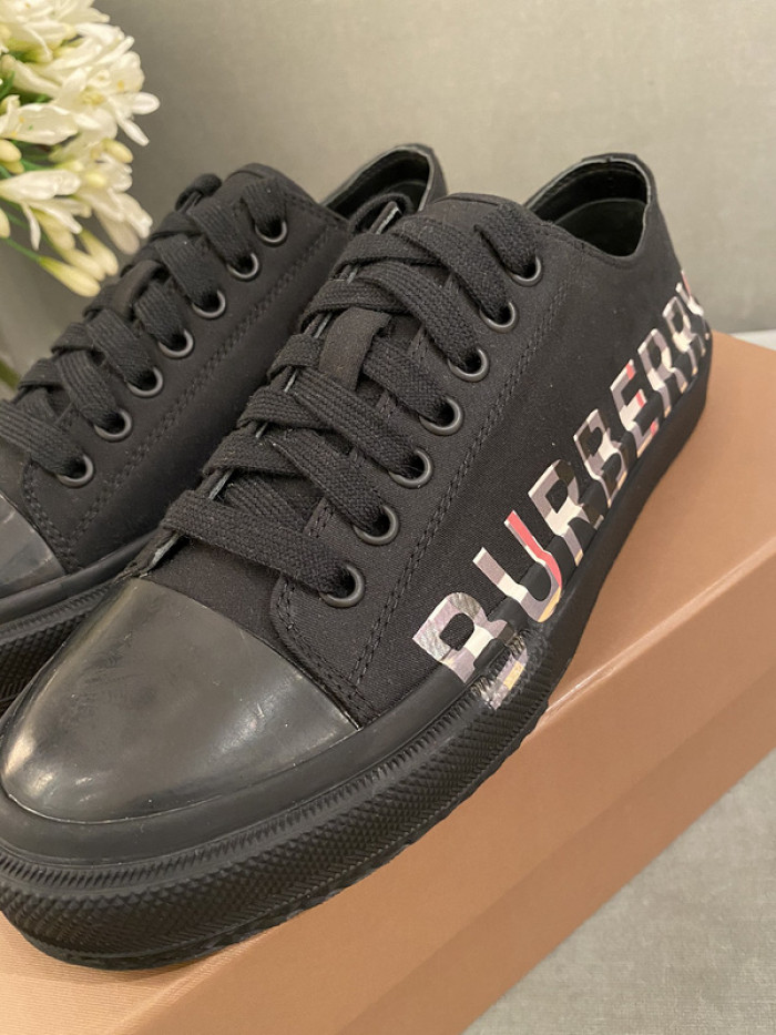 B**rry vintage check cotton sneakers