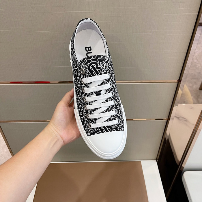 B**rry vintage check cotton sneakers