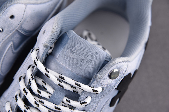 chrome hearts x nike air force 1 low 07 blue/black/white cw2288-111