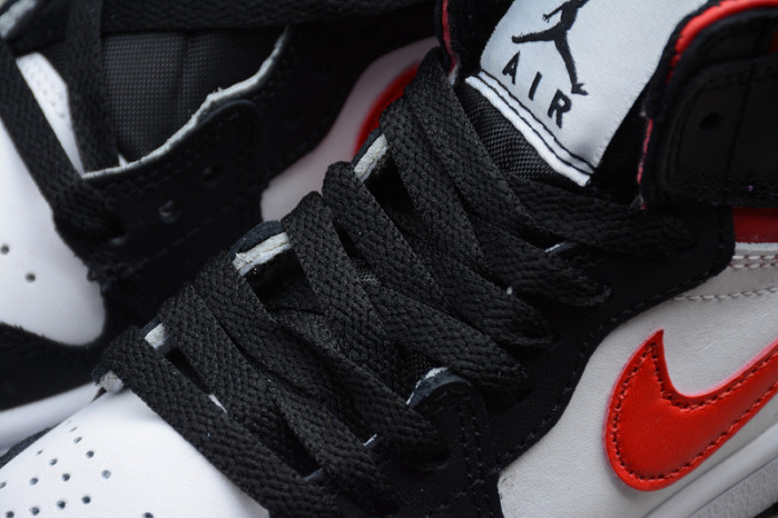 AIR JORDAN 1 BLACK WHITE GYM RED KID-555088-061