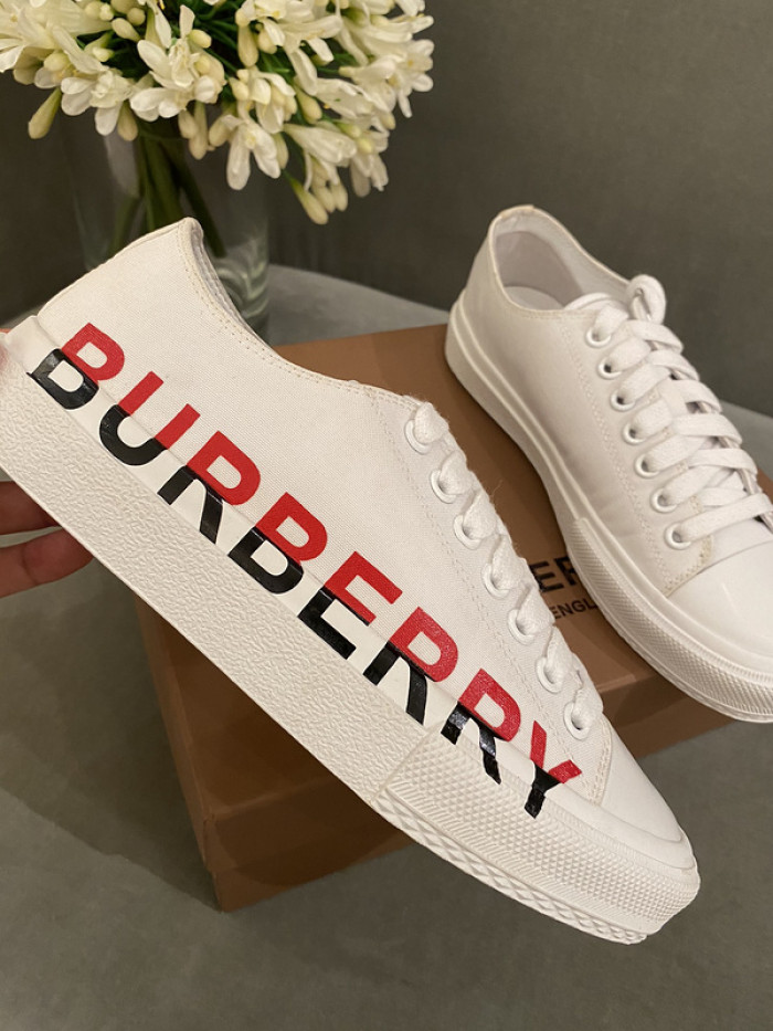 B**rry vintage check cotton sneakers