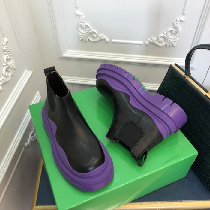botteg*Ve*ne*ta tire leather ankle boots