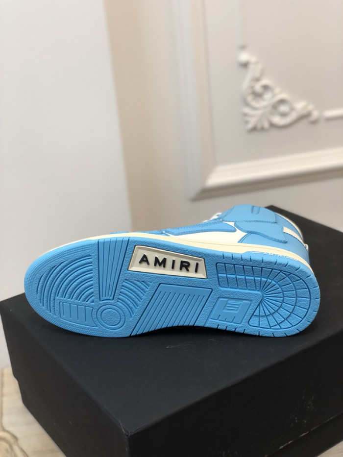 amiri* skel leather sneakers