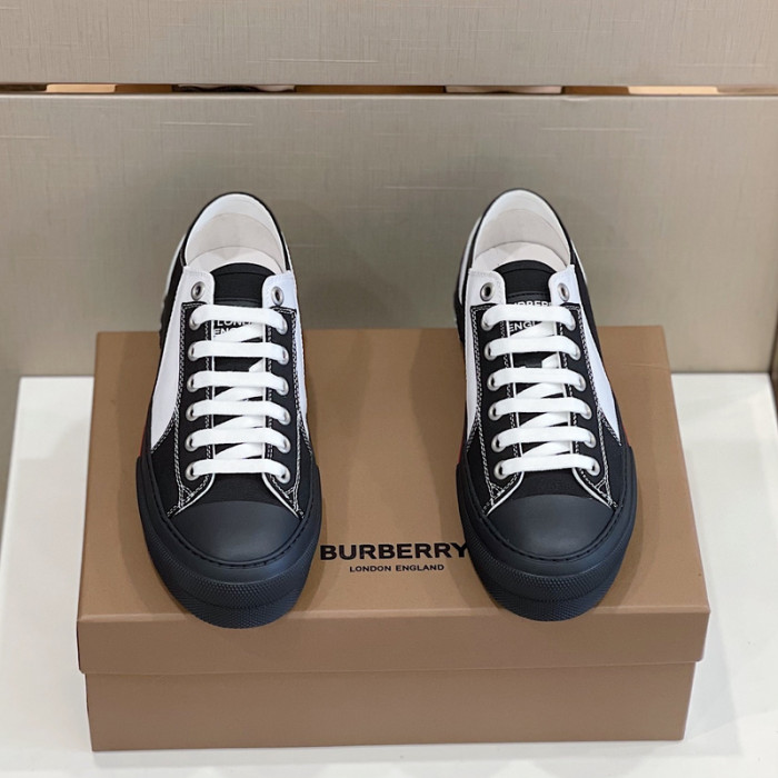 B**rry vintage check cotton sneakers