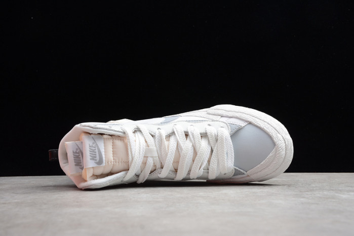nike blazer mid sacai white grey bv0072-100