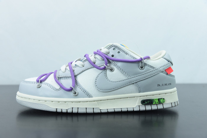 ow x dunk low ''lot 47 of 50''