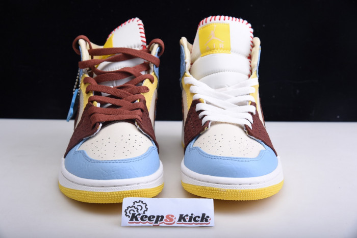maison chateau x air jordan 1 mid fearless multi - cu2803-200